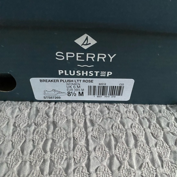 SOLD New Sperry Plush Step- Breaker Plush LTT Rose with No show liner socks 8.5 - Picture 2 of 6